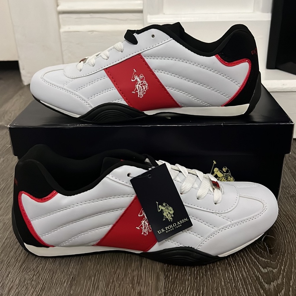 New In Box U.S. Polo Assn. sparrow mens sneaker size 9.5 216939-22W
